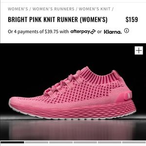 NoBull Knit Trainers in Bright Pink size 6.5 - PRISTINE condition